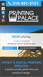 Mobile Screenshot of printingpalace.com